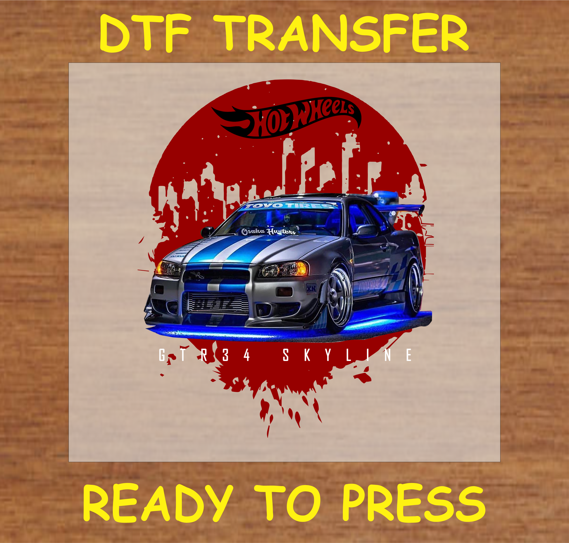 Silver Street Racer Car Autos Dtf Transfer - Ready To Press A1607