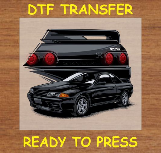 GT Car Dtf Transfer - Ready To Press A1688