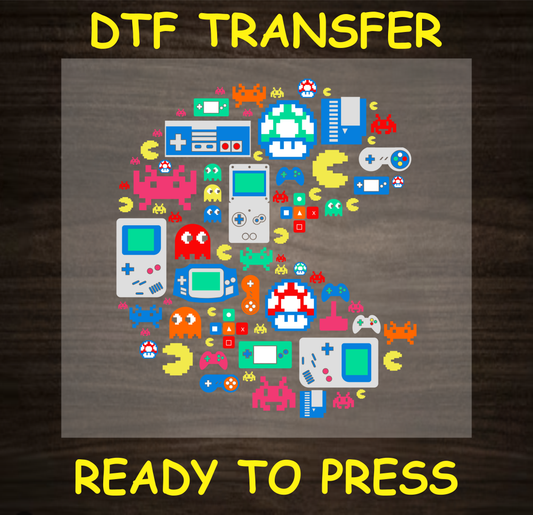 Handheld Arcade Game Dtf Transfer - Ready To Press A1715