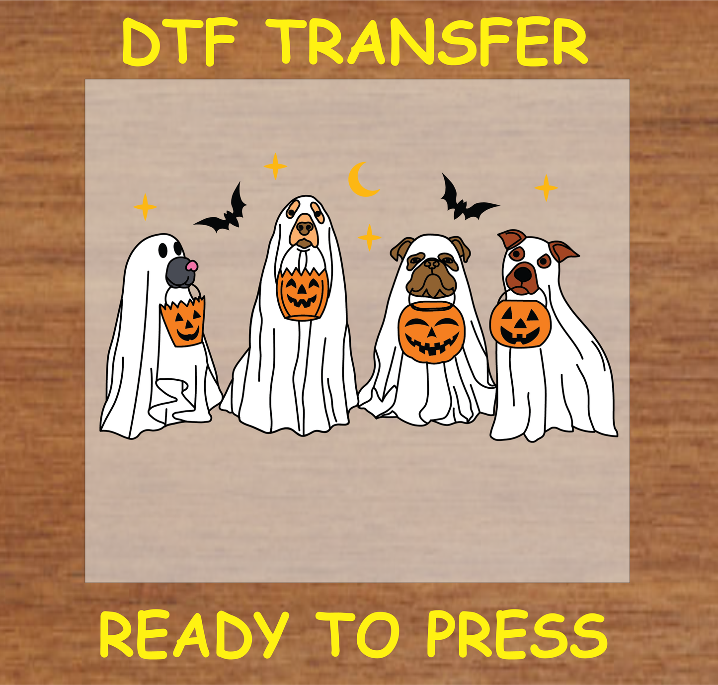 Ghost Dogs  DTF Transfer A1791