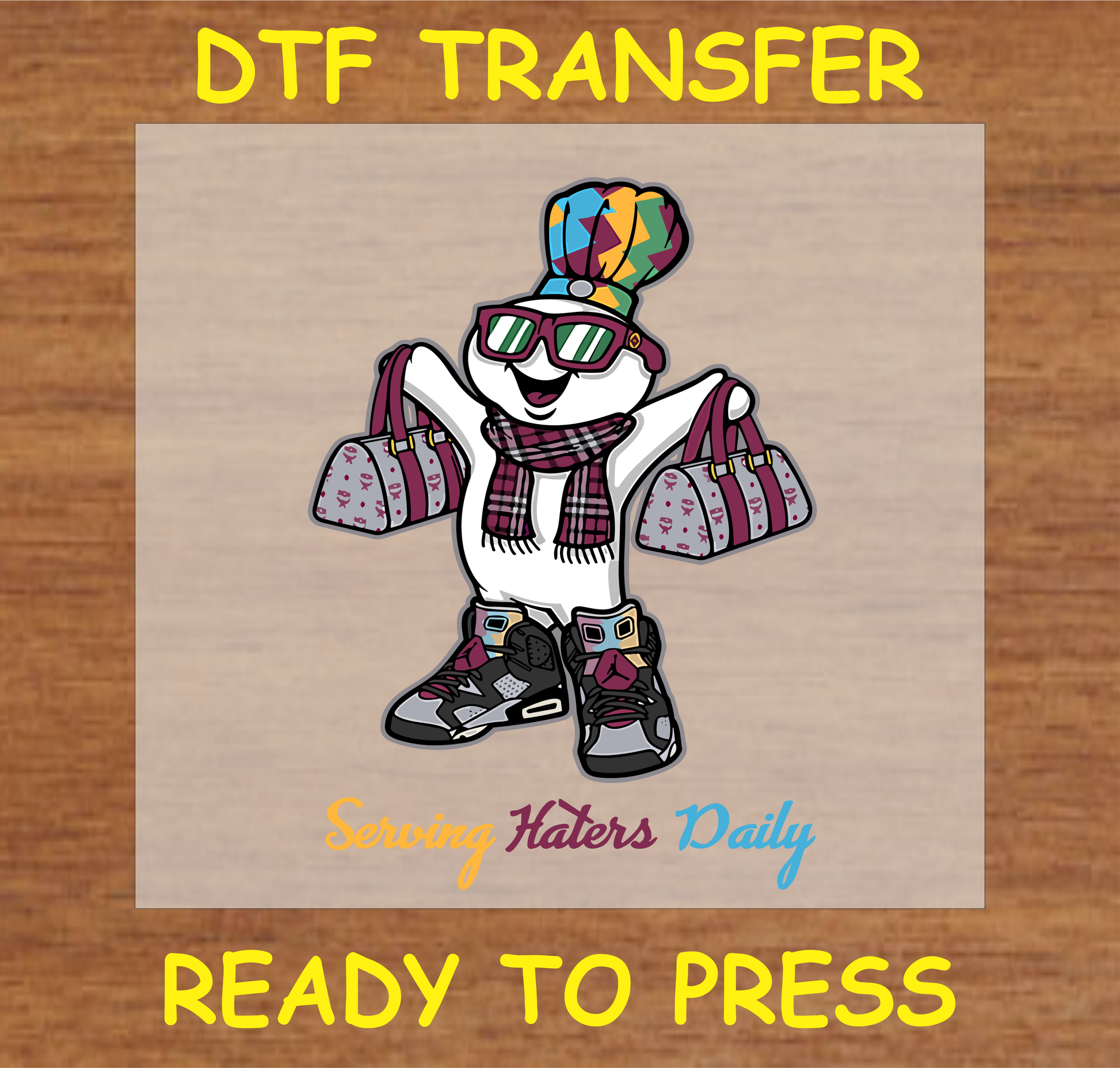 Serving Haters Daily Dtf Transfer - Ready To Press A1898