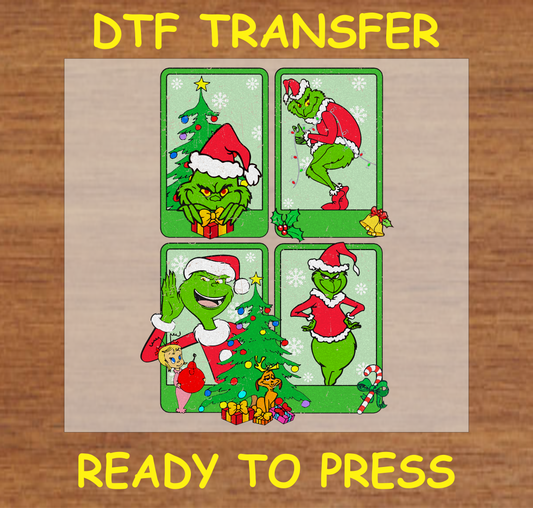 Christmas Book Character Dtf Transfer - Ready To Press C137