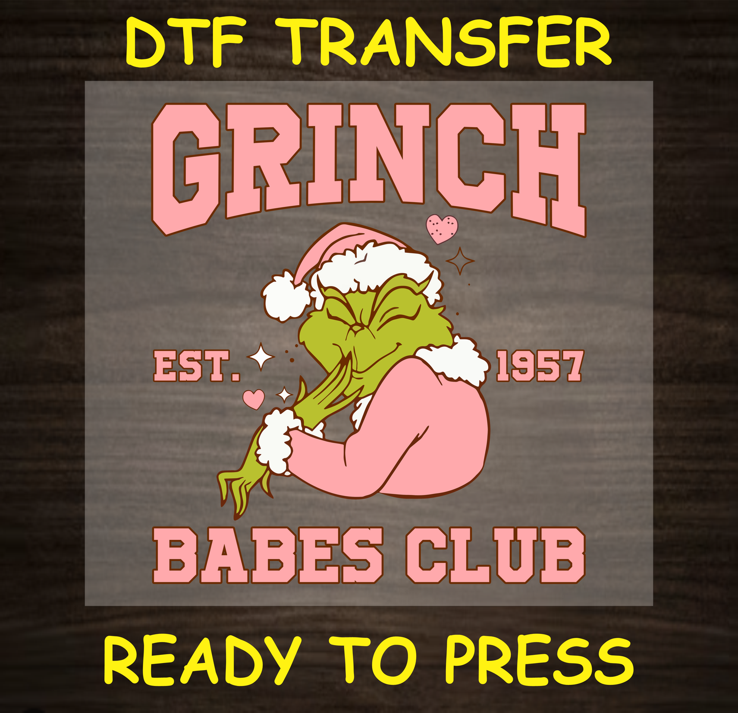 Babes Club Christmas Dtf Transfer - Ready To Press C138